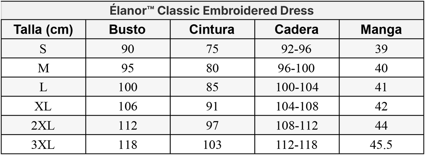 Élanor™ Classic Embroidered Dress