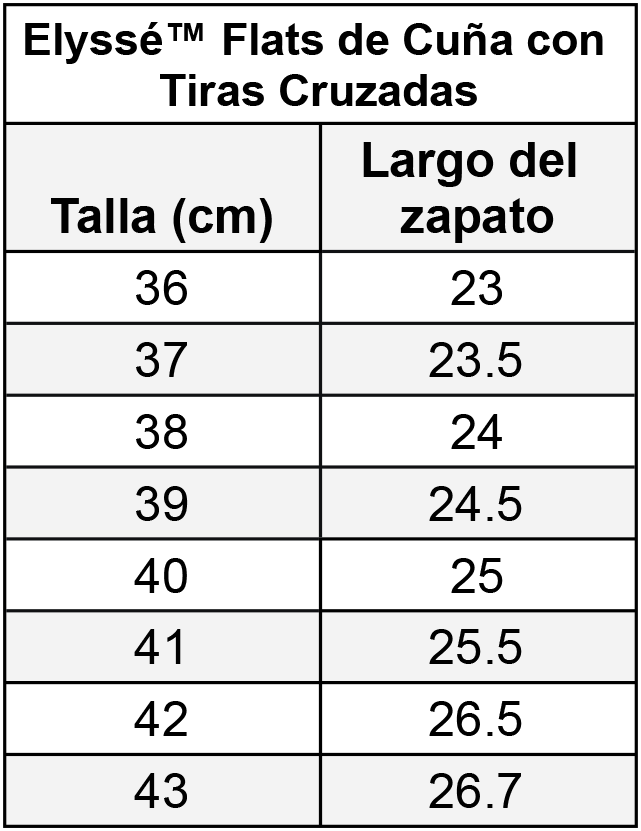 Elyssé™ Wedge Flats with Cross Straps