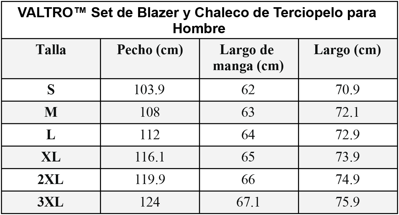 VALTRO™ Men's Velvet Blazer and Vest Set