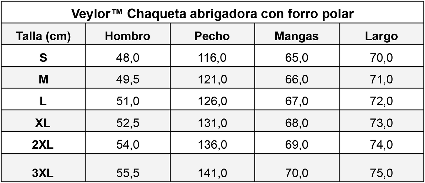 Veylor™ Warm Jacket with Fleece Lining