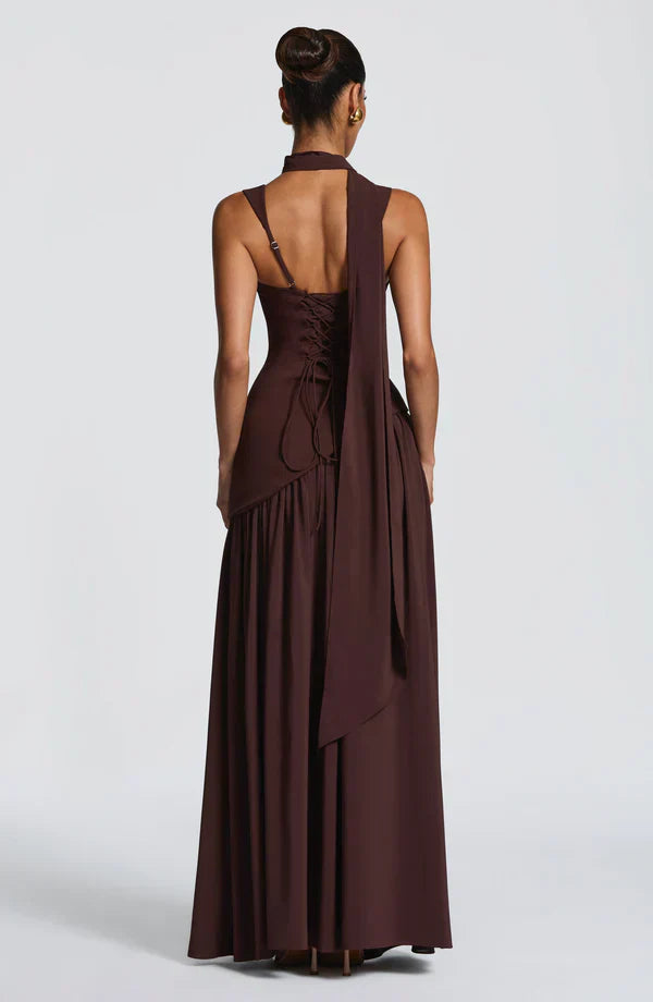 Story™ Long Lacquered Dress