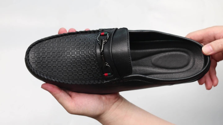 Caelric | Retro Mule Shoes for Men with Open Design and Maximum Comfort