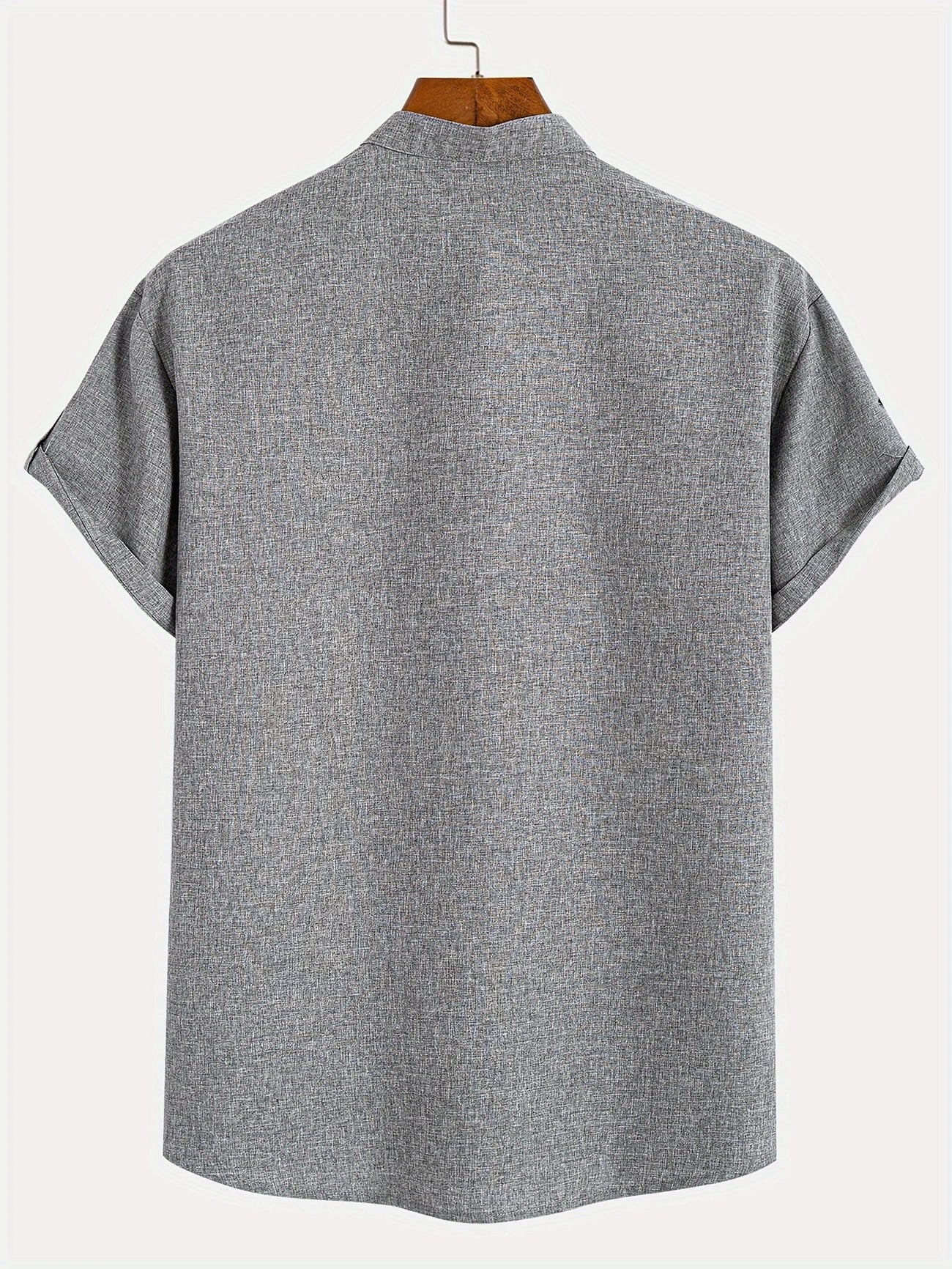 Hayes™ Elegant Short Sleeve High Neck Shirt