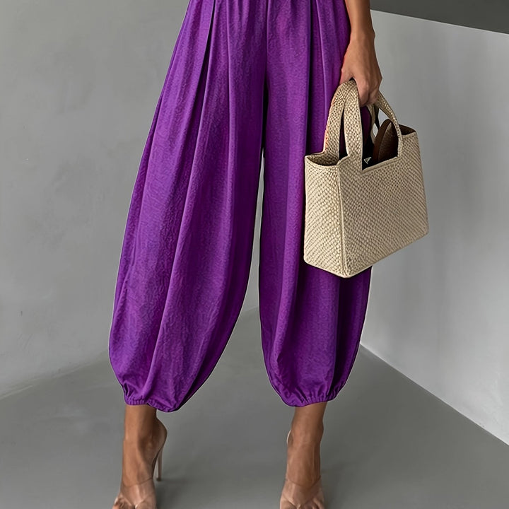 Harlyn™ Loose Fit Harem Pants with Relaxed Style