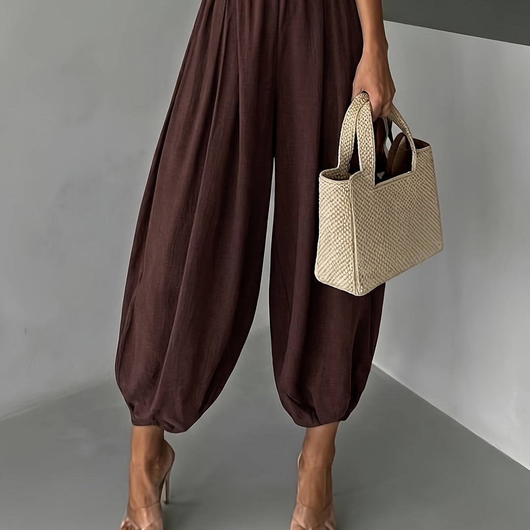 Harlyn™ Loose Fit Harem Pants with Relaxed Style