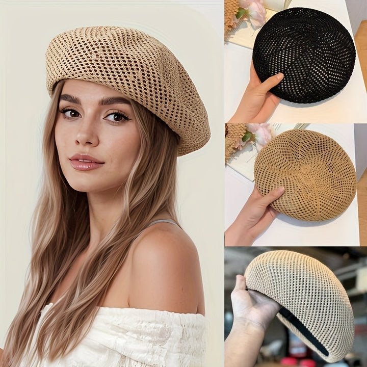 Livia | Vintage Breathable Beret for Women with Artistic Style