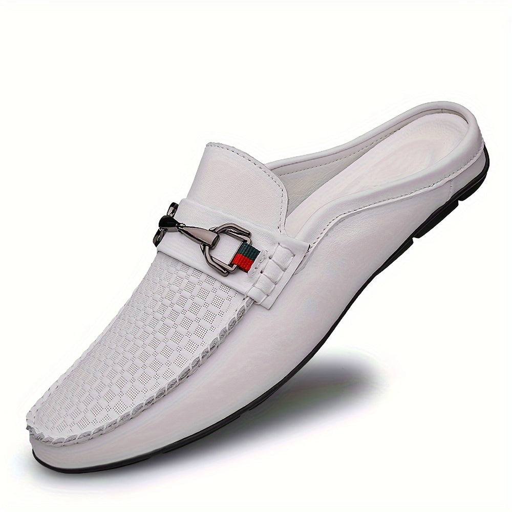 Caelric | Retro Mule Shoes for Men with Open Design and Maximum Comfort