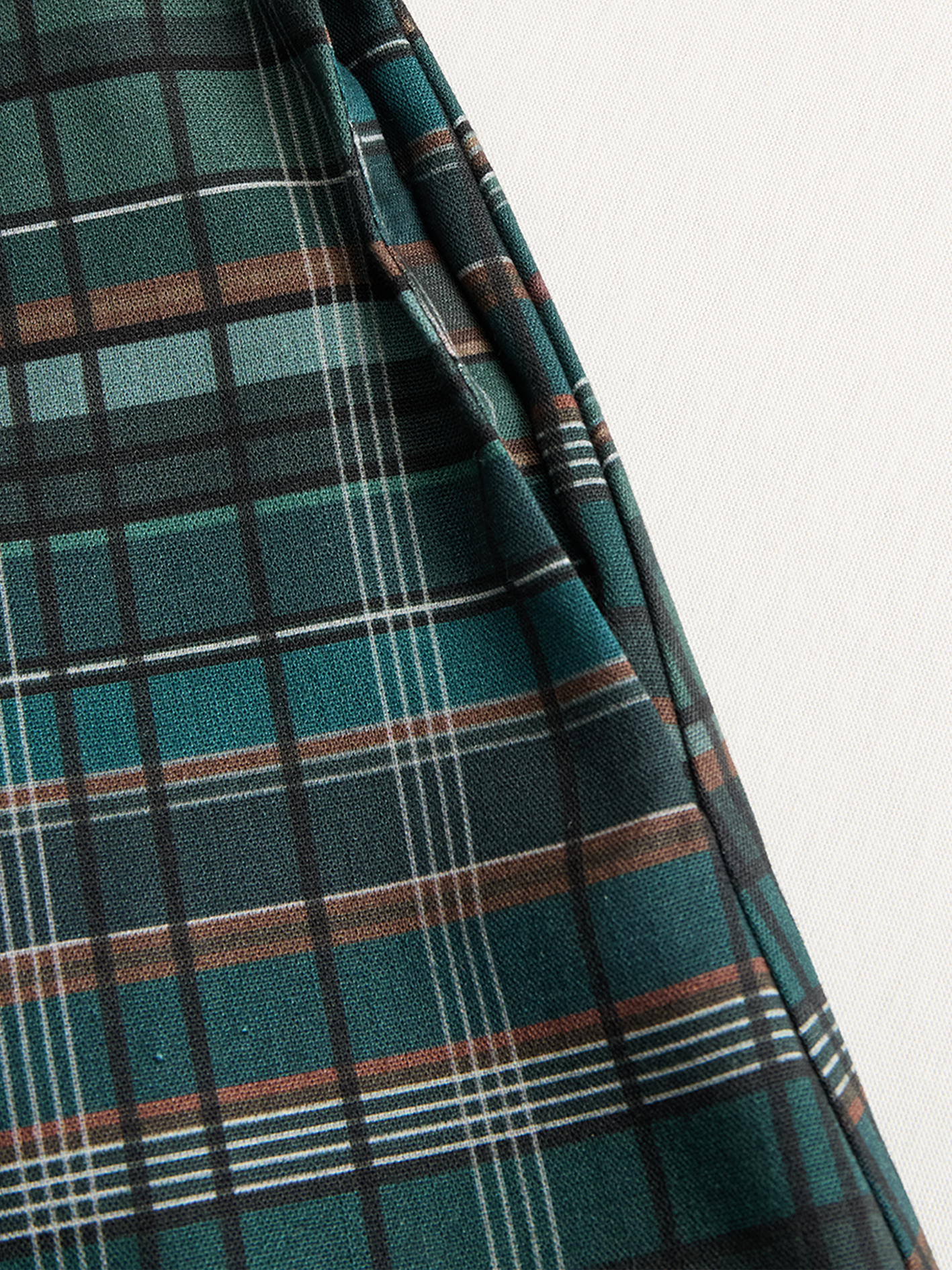 Blayra™ Women's Plaid Shirt Maxi Dress with Lapel