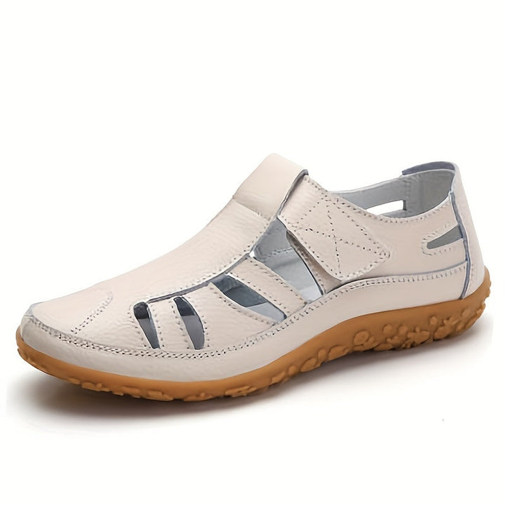Norah™ Handmade Leather Moccasins with Soft Sole and Vintage Design