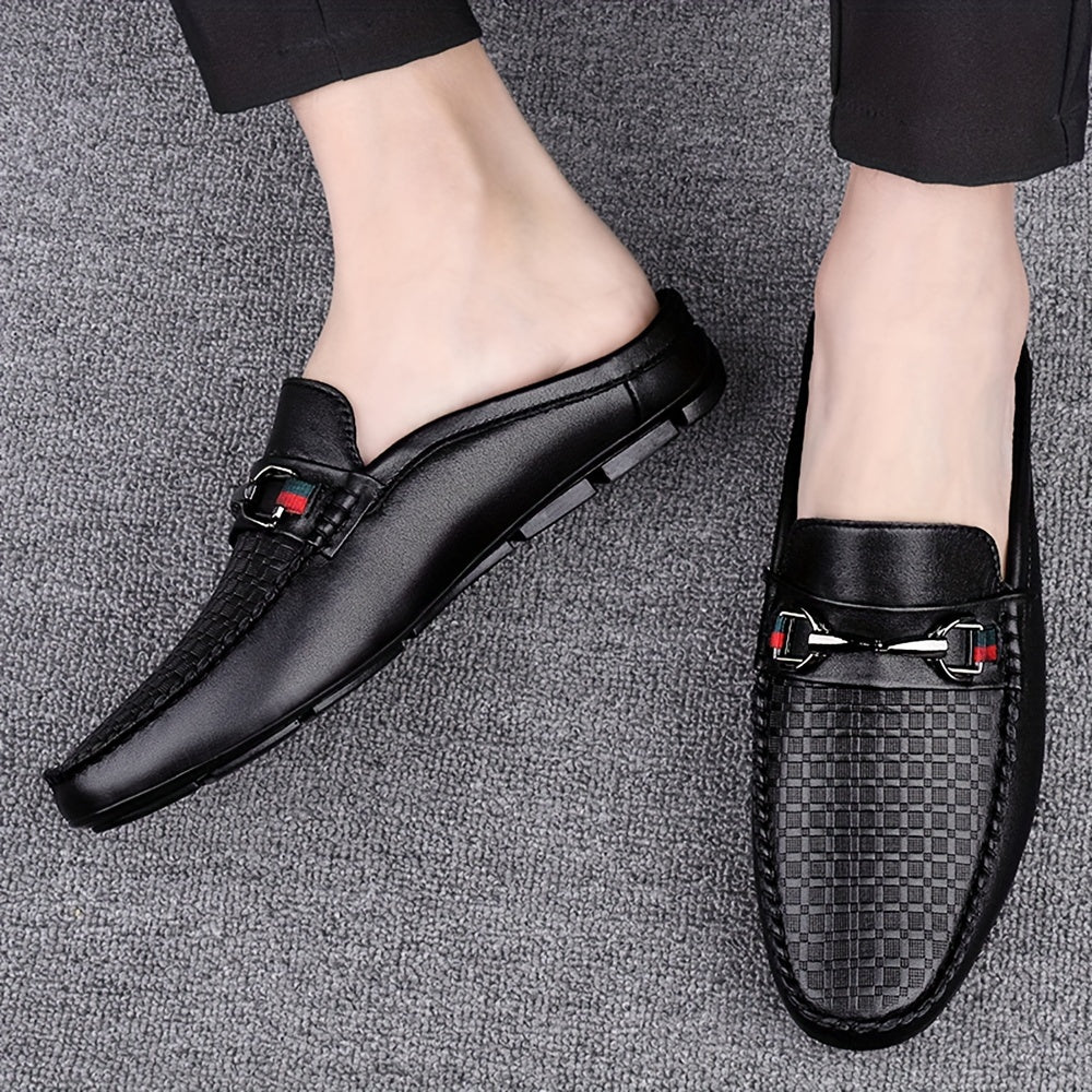 Caelric | Retro Mule Shoes for Men with Open Design and Maximum Comfort