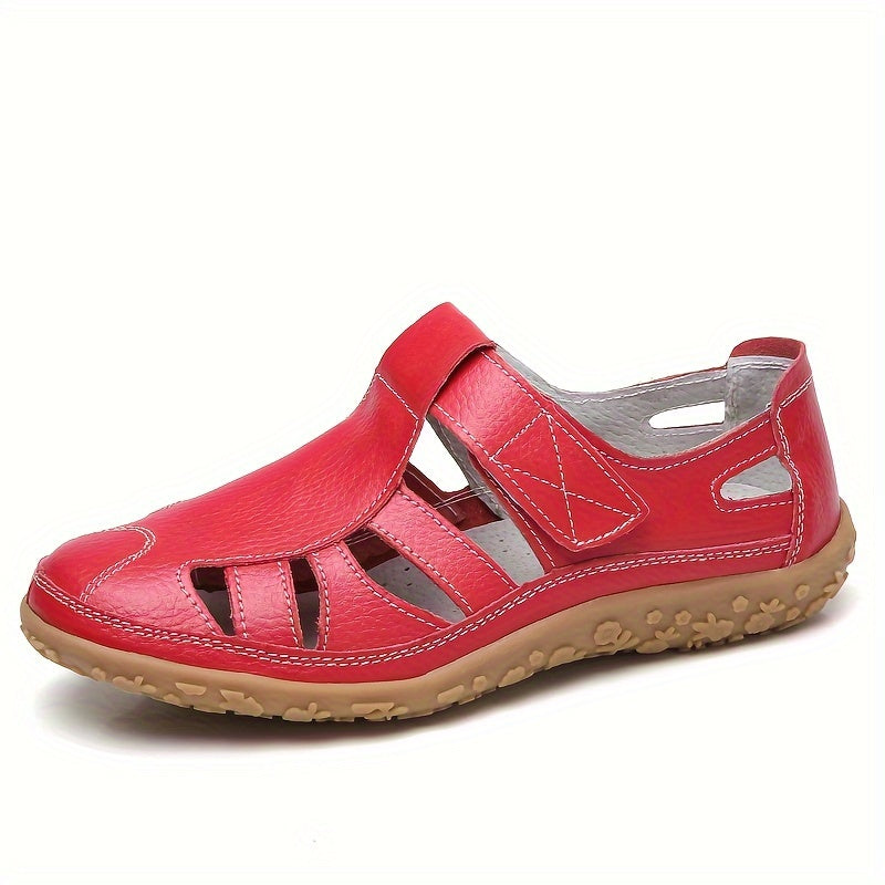 Norah™ Handmade Leather Moccasins with Soft Sole and Vintage Design