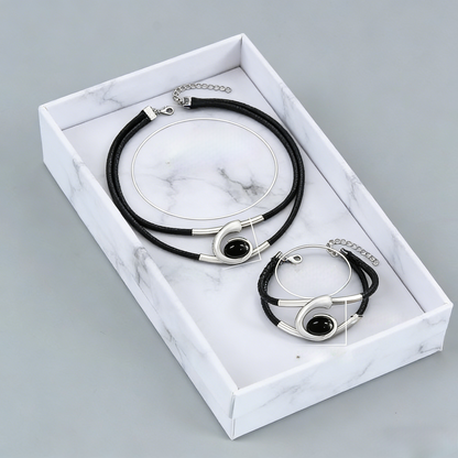 Suri™ Vintage Boho Style Necklace and Bracelet Set