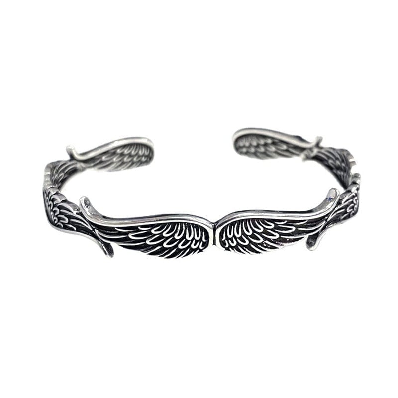 Celestium™ Vintage Bracelet with Angel Wings in Silver
