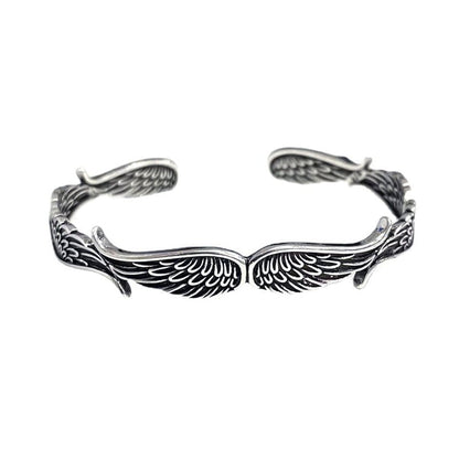 Celestium™ Vintage Bracelet with Angel Wings in Silver