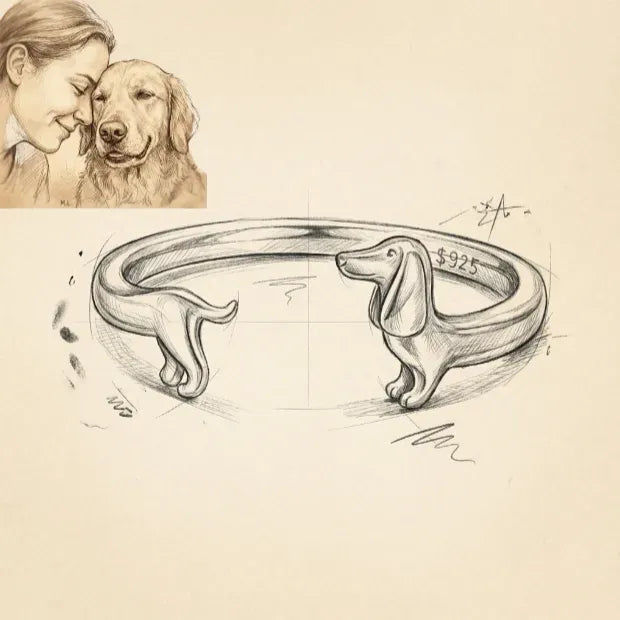 Perrira™ Minimalist Dachshund Ring