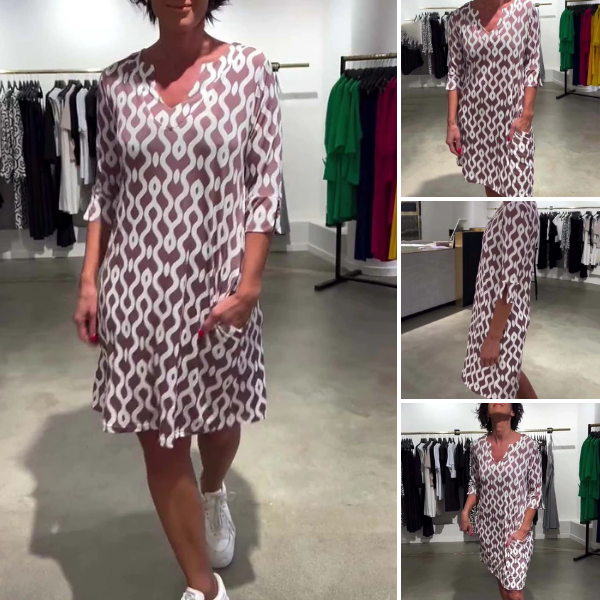 Brisa™ Marga Midi Dress with Exclusive Collar