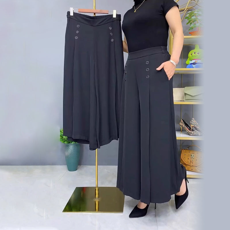 Ansira™ Elegant Pleated Wide Leg Pants