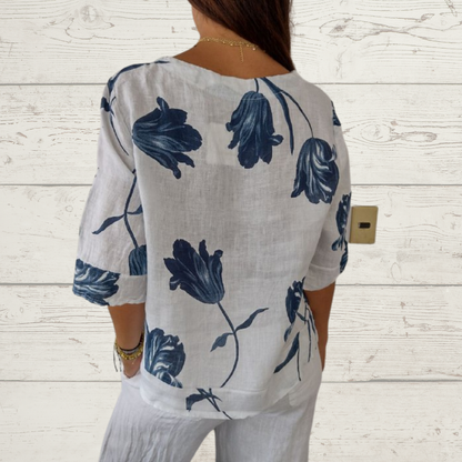 Jolirae™ Elegant Printed Dress with Comfortable Fit and Casual Style