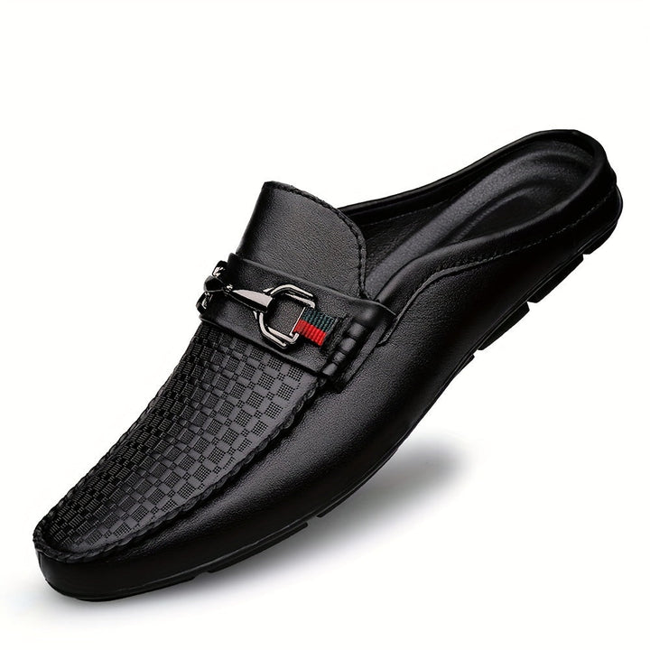 Caelric | Retro Mule Shoes for Men with Open Design and Maximum Comfort