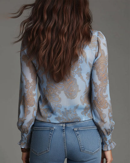 Arden™ Elegant Blouse with Half Zipper and Modern Cut