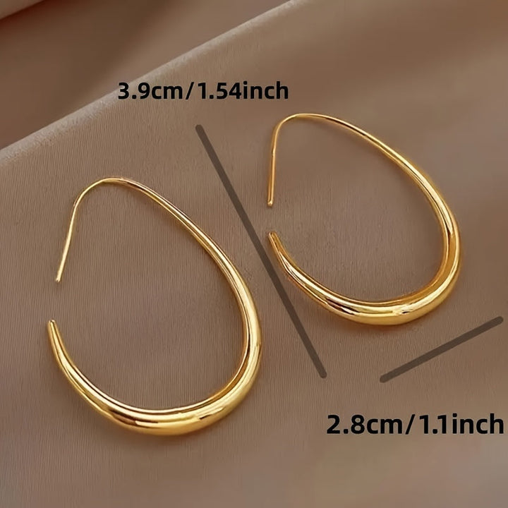 Raya™ Minimalist Drop Earrings with Elegant Design