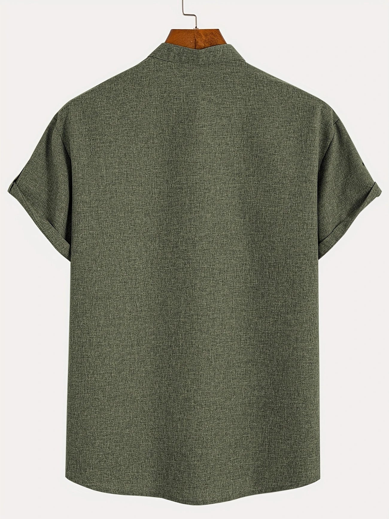 Hayes™ Elegant Short Sleeve High Neck Shirt