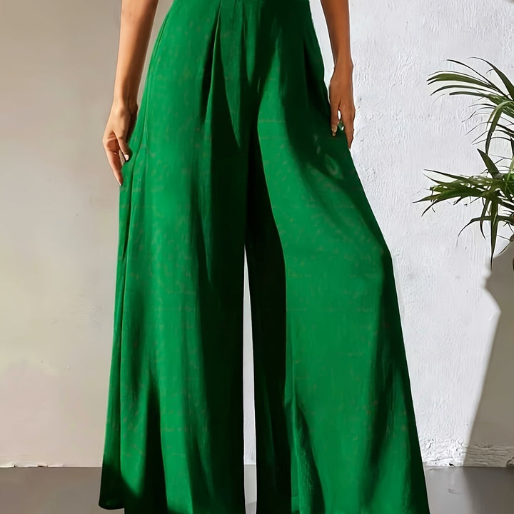 Tuvenyx | Wide Leg Pants with Elastic Waist and Flowing Fit