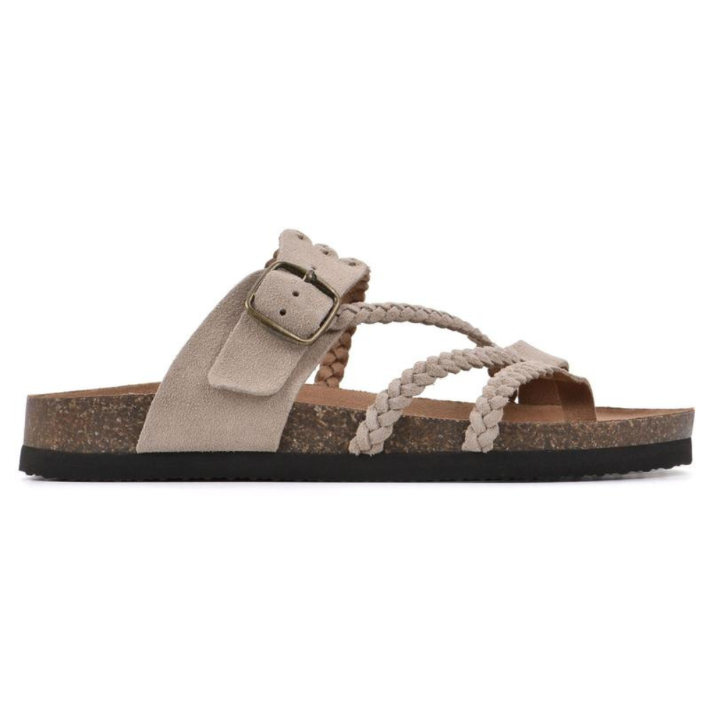 Pixith | Braided Cork Sandals