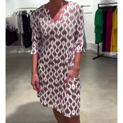 Brisa™ Marga Midi Dress with Exclusive Collar