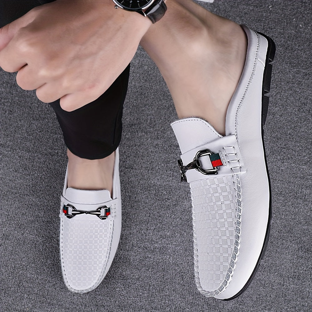 Caelric | Retro Mule Shoes for Men with Open Design and Maximum Comfort