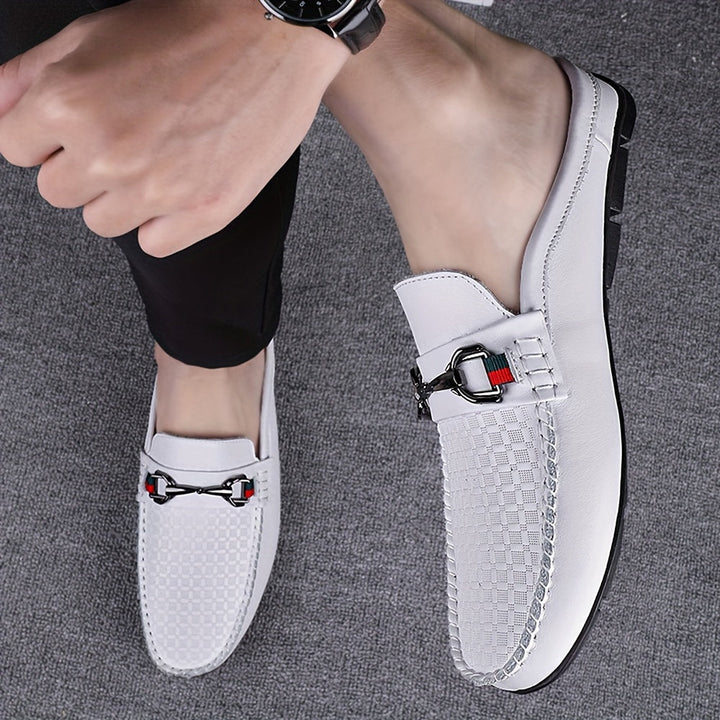Caelric | Retro Mule Shoes for Men with Open Design and Maximum Comfort