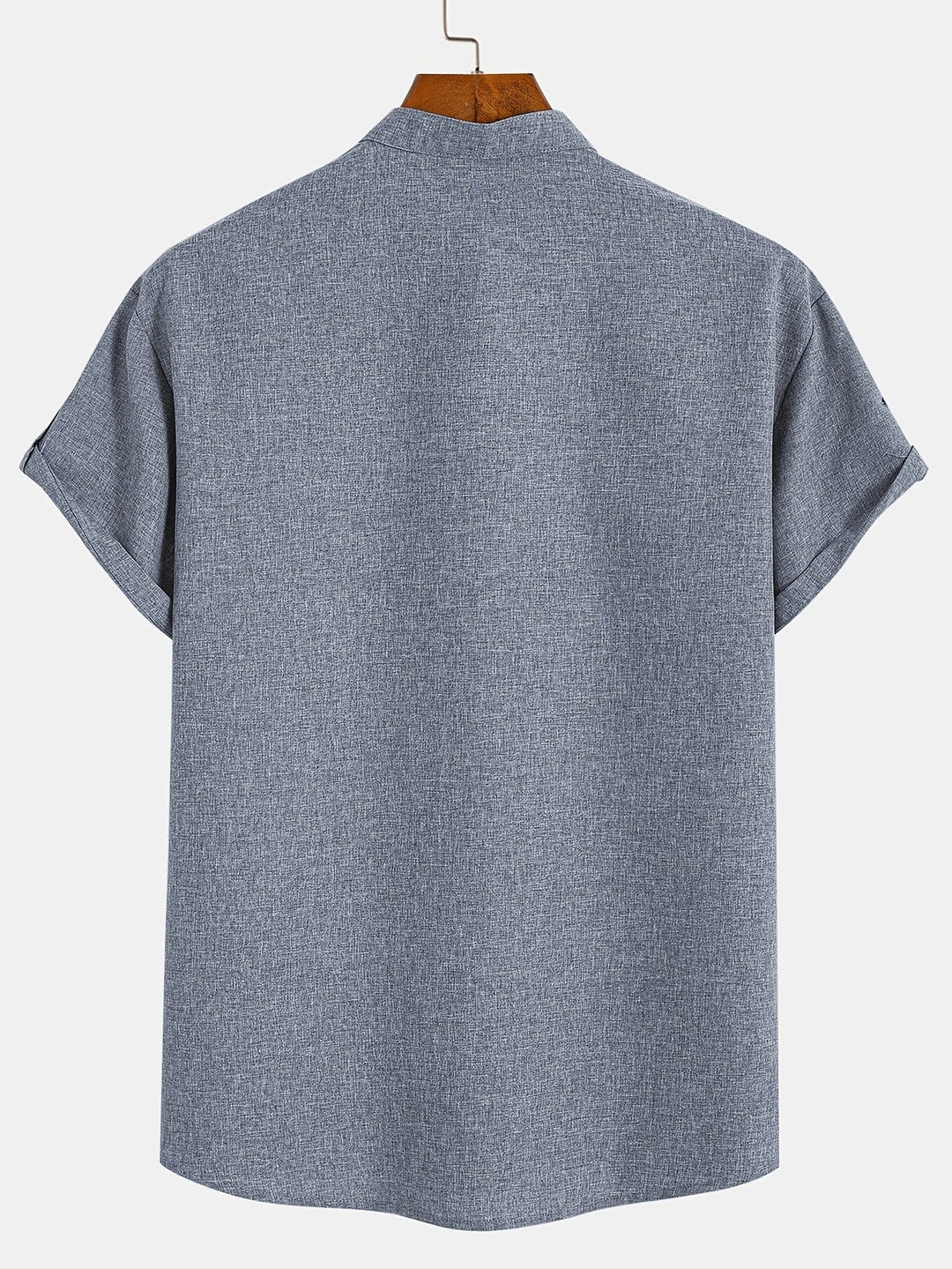 Hayes™ Elegant Short Sleeve High Neck Shirt