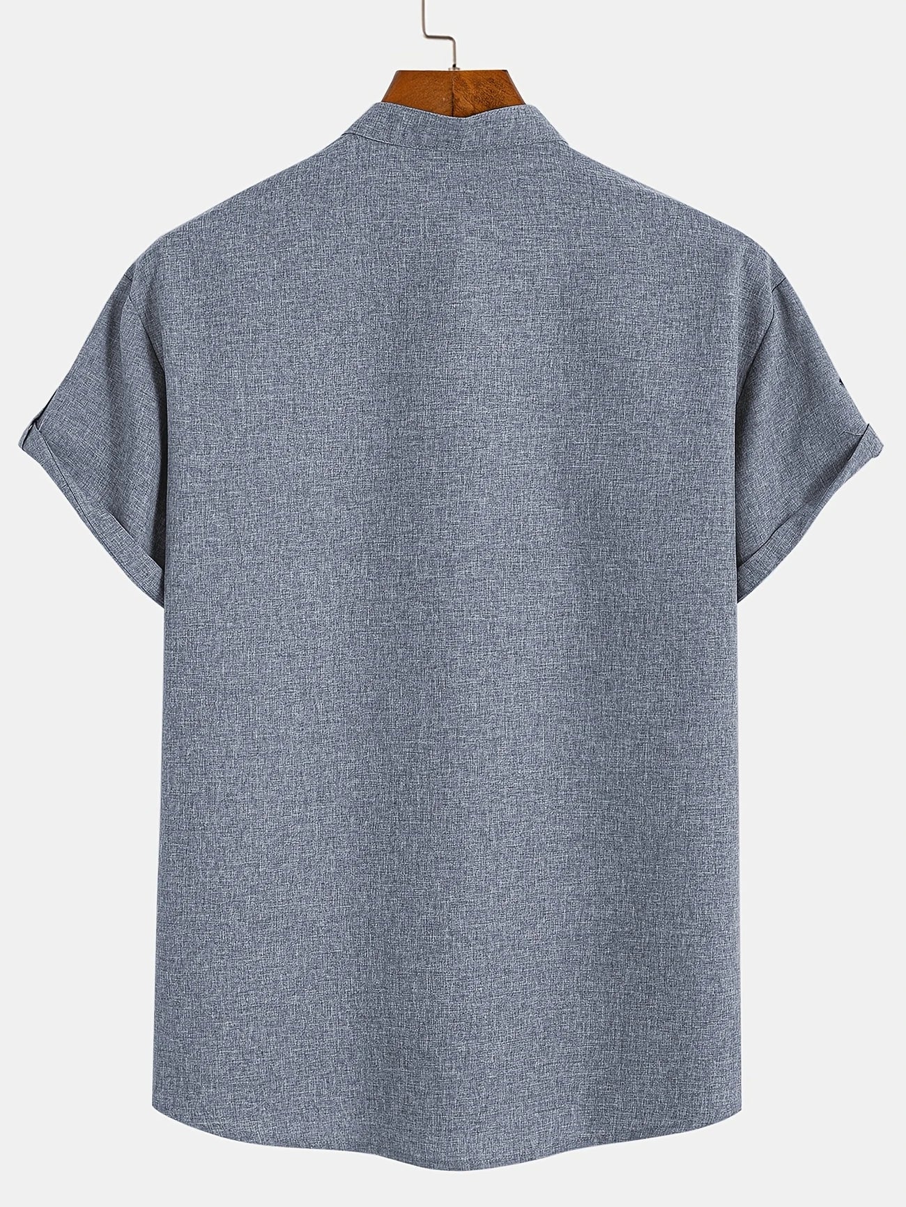 Hayes™ Elegant Short Sleeve High Neck Shirt