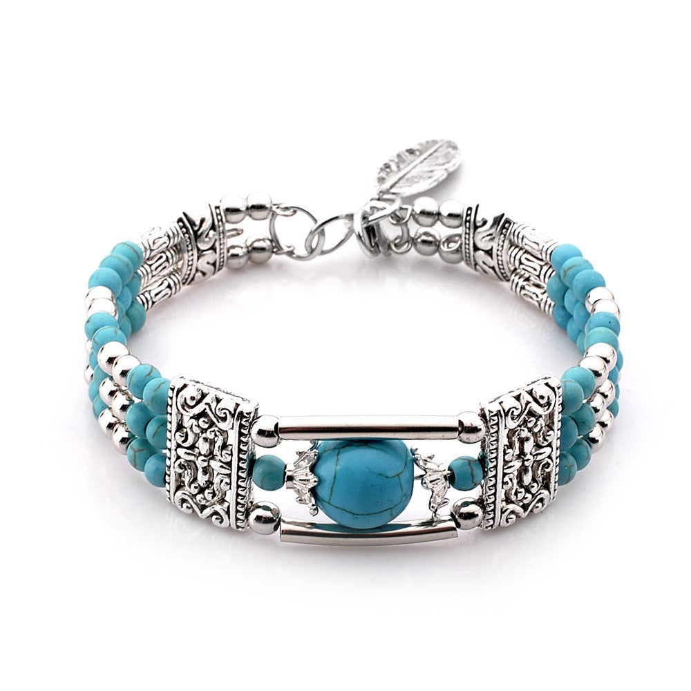 Jessae™ Natural Stone Bracelet with Artisan Style and Natural Energy
