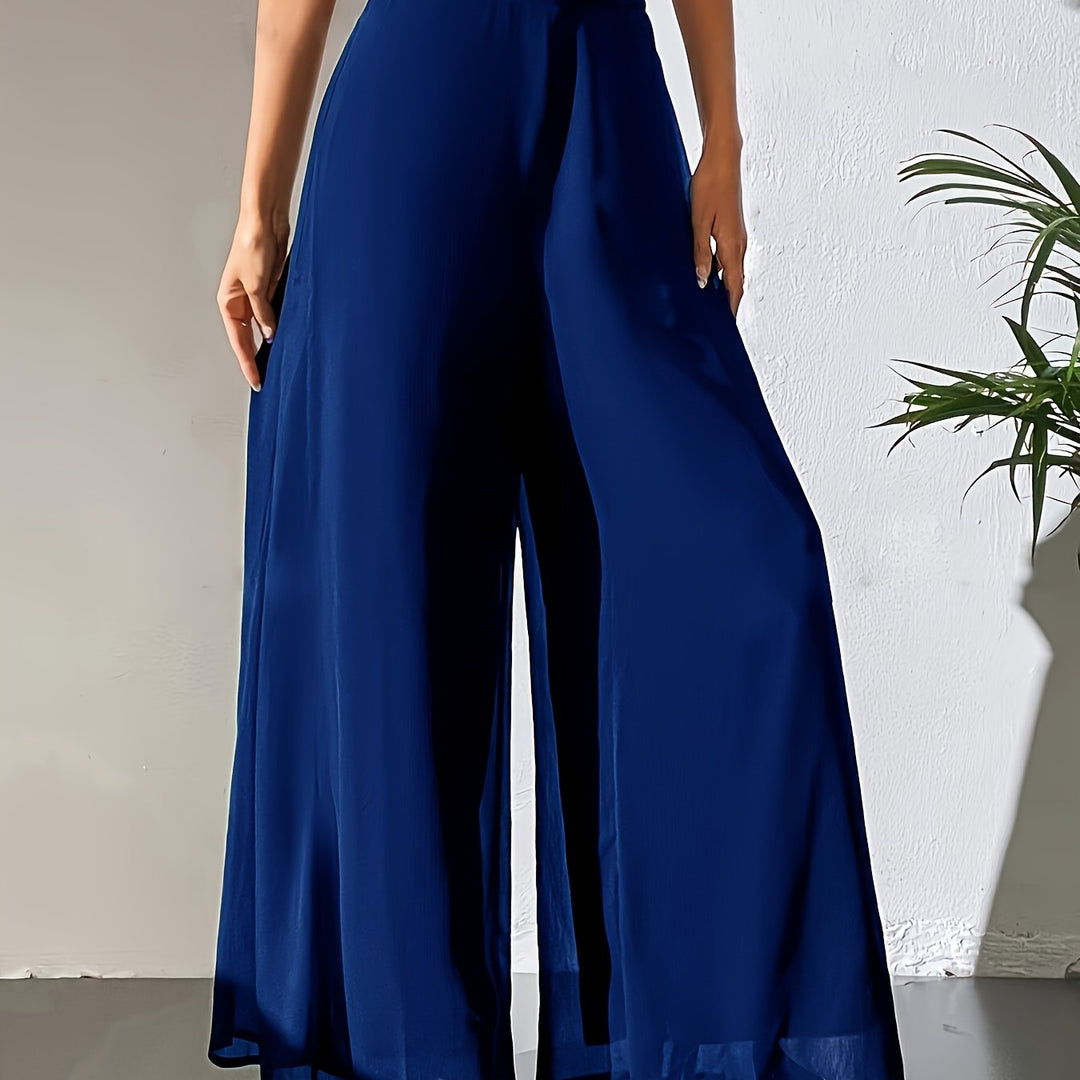 Tuvenyx | Wide Leg Pants with Elastic Waist and Flowing Fit