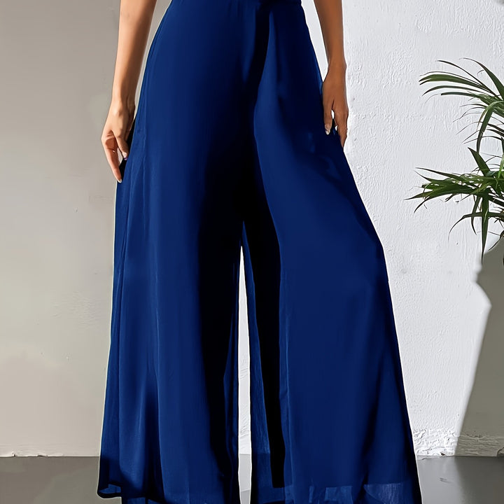 Tuvenyx | Wide Leg Pants with Elastic Waist and Flowing Fit