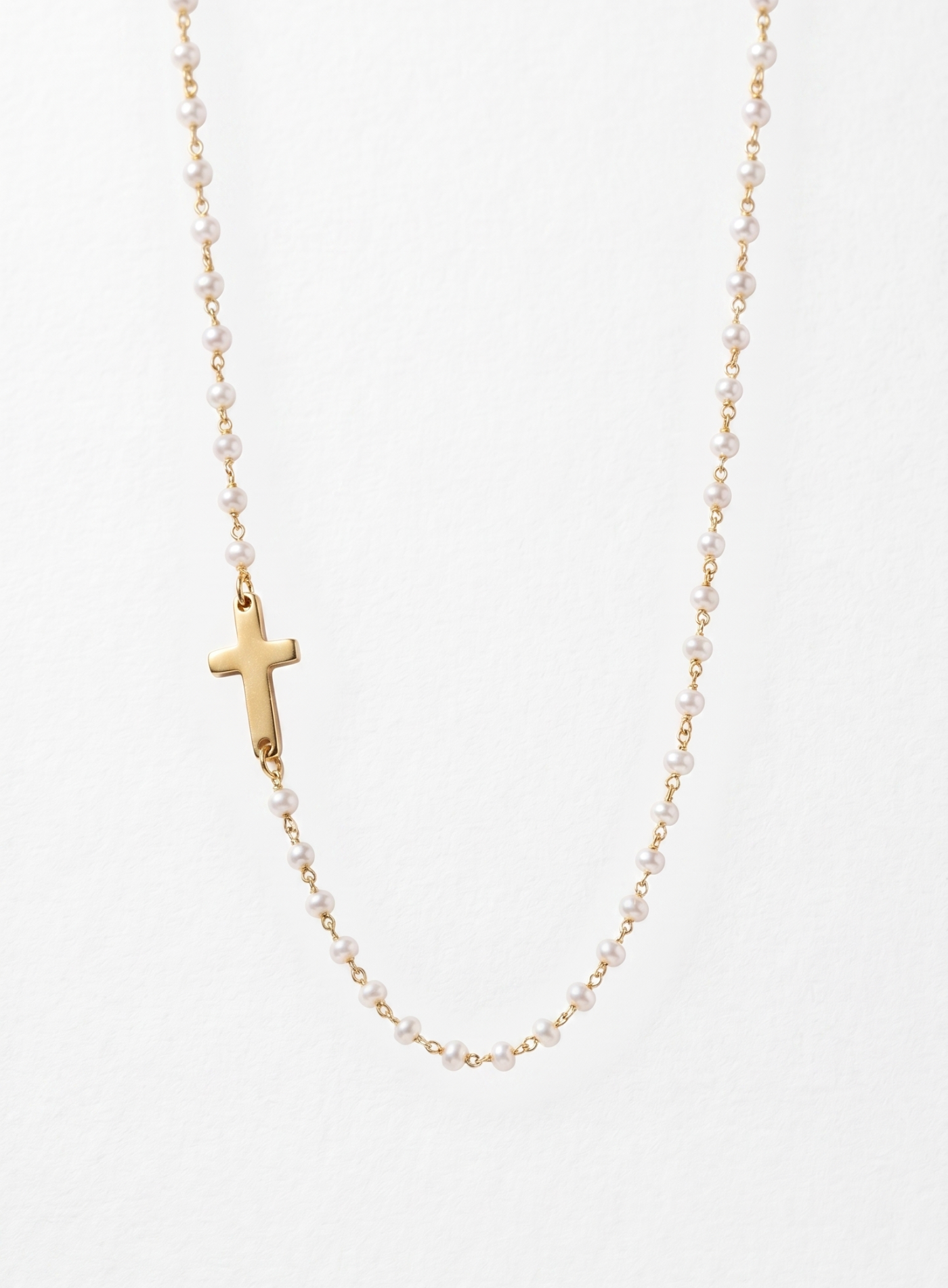 Marirae™ Cross and Pearl Necklace