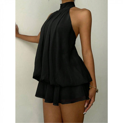 Meara™ Elegant Halter Dress for Summer Vacations
