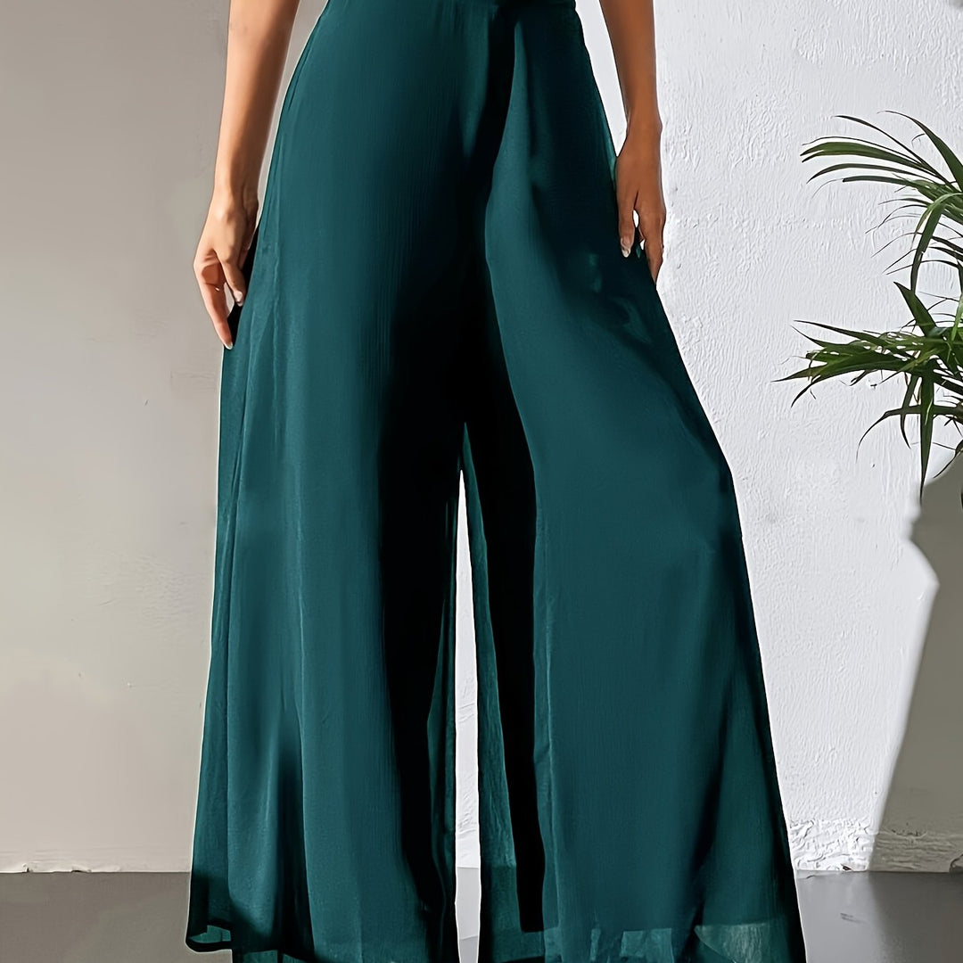 Tuvenyx | Wide Leg Pants with Elastic Waist and Flowing Fit