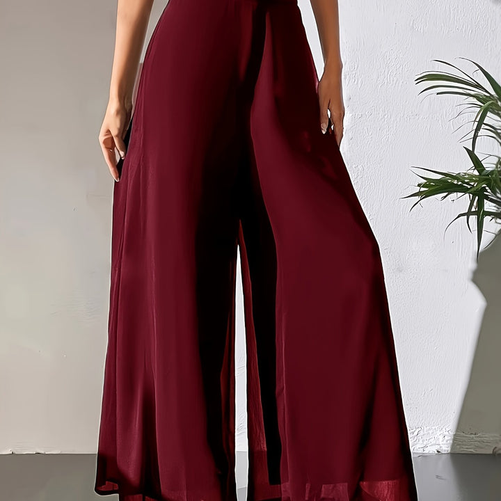 Tuvenyx | Wide Leg Pants with Elastic Waist and Flowing Fit