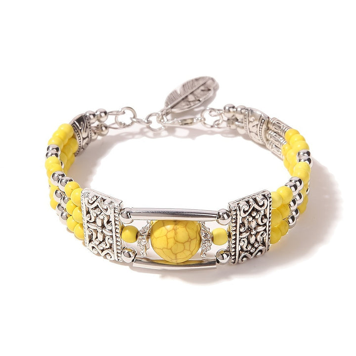 Jessae™ Natural Stone Bracelet with Artisan Style and Natural Energy