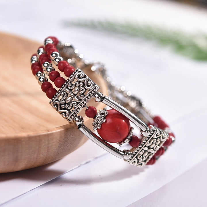 Jessae™ Natural Stone Bracelet with Artisan Style and Natural Energy