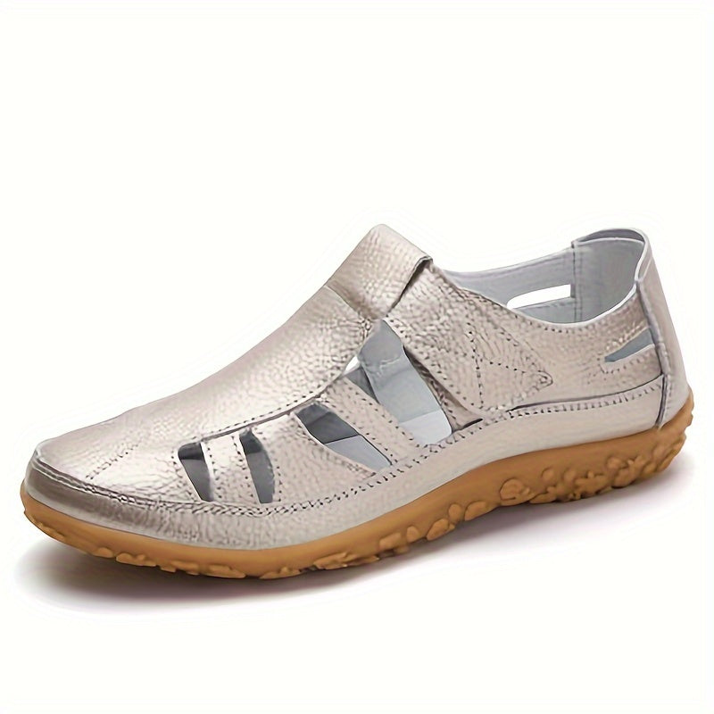 Norah™ Handmade Leather Moccasins with Soft Sole and Vintage Design