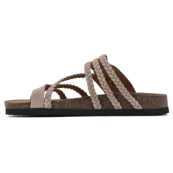 Pixith | Braided Cork Sandals