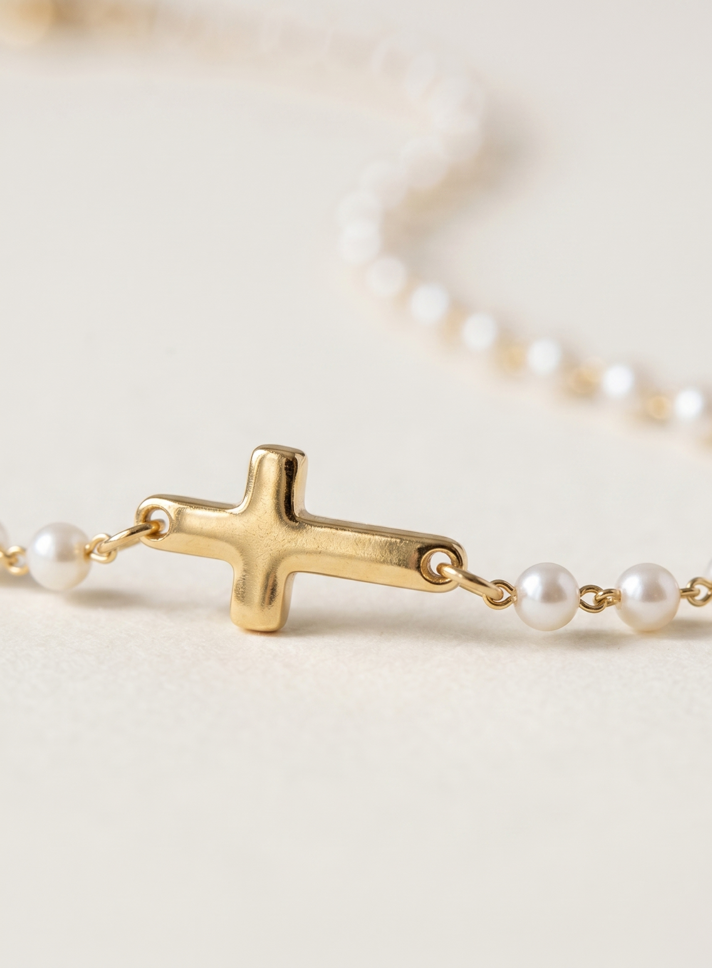 Marirae™ Cross and Pearl Necklace