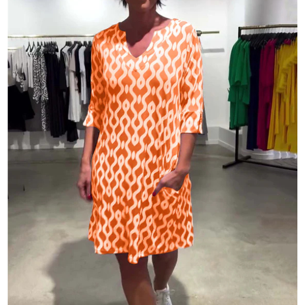 Brisa™ Marga Midi Dress with Exclusive Collar
