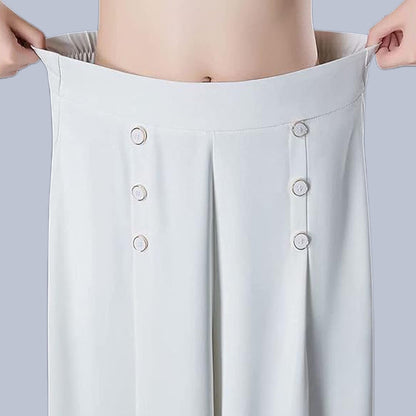 Nell™ Elegant Pleated Wide-Leg Pants