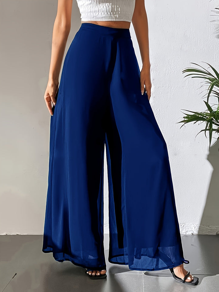 Tuvenyx | Wide Leg Pants with Elastic Waist and Flowing Fit