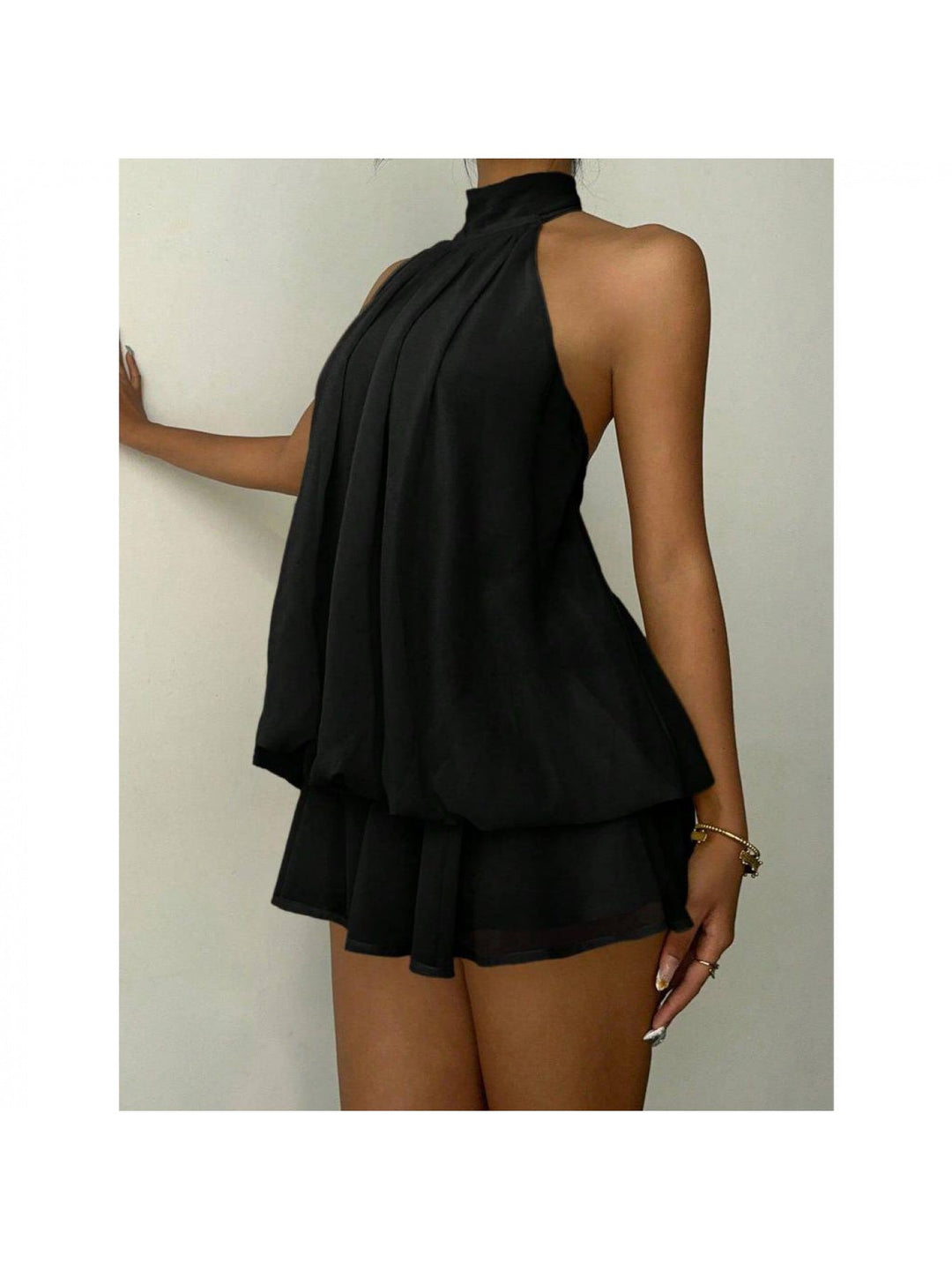 Meara™ Elegant Halter Dress for Summer Vacations