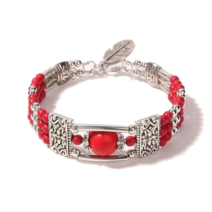 Jessae™ Natural Stone Bracelet with Artisan Style and Natural Energy